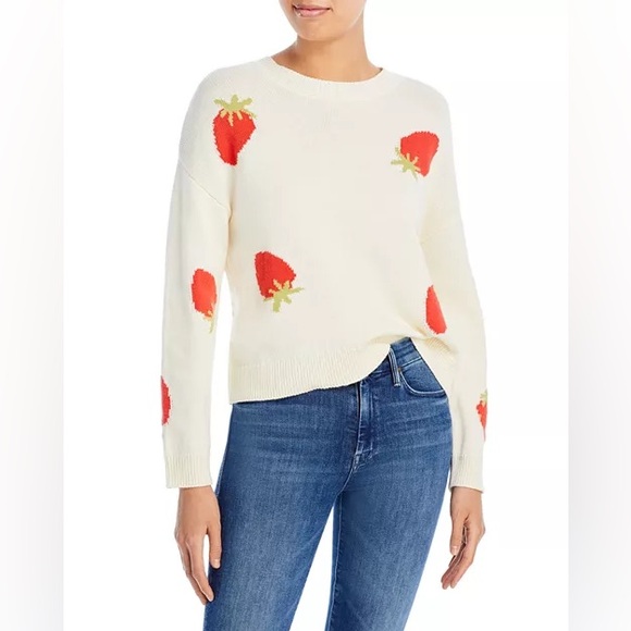 NEW with tags RAILS perci sweater in strawberries size L - Picture 1 of 8